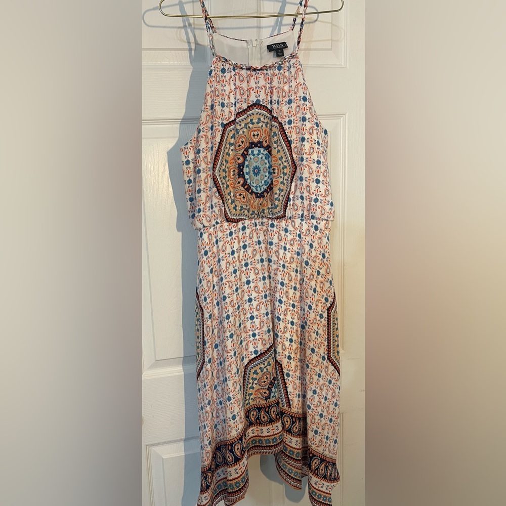Ana, Size 10, Bohemian Print knee length